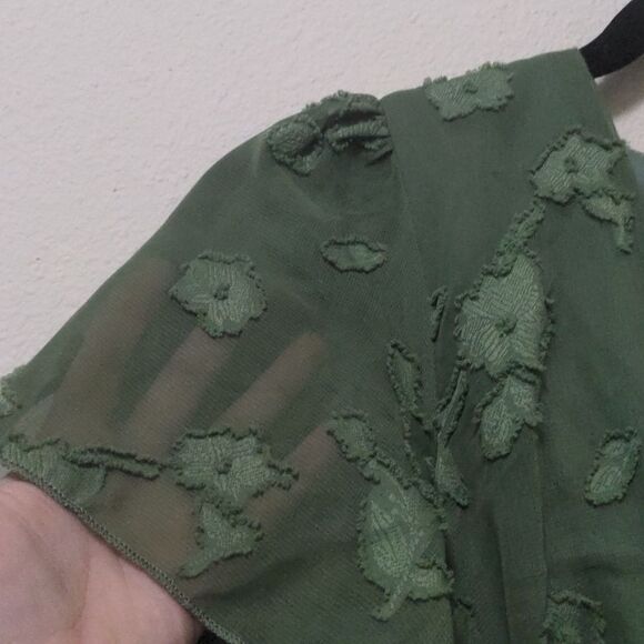 Baltic Born Sage Green Floral Midi Dress - Picture 3 of 6